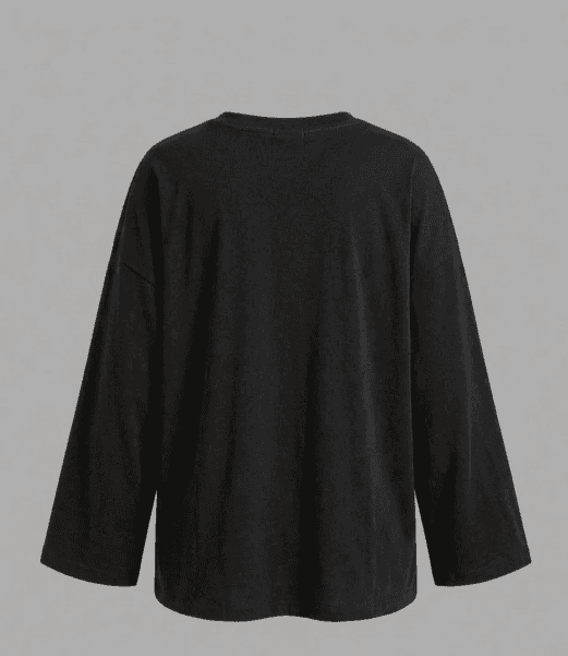 Black Women Tshirt - Back