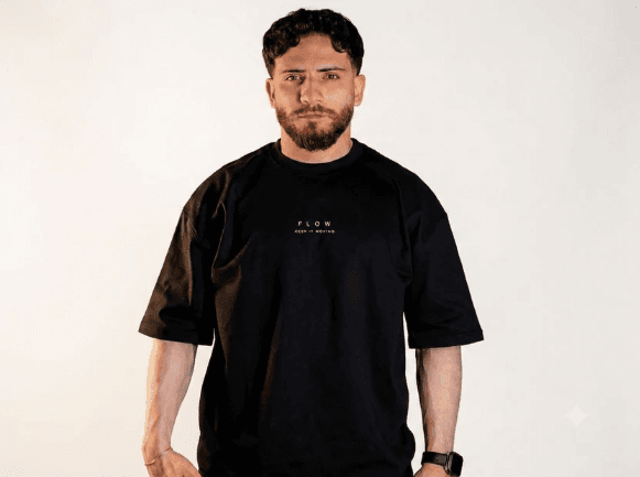 Black Oversize Tshirt - Detail