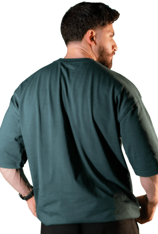 Olive Oversize Tshirt - Back