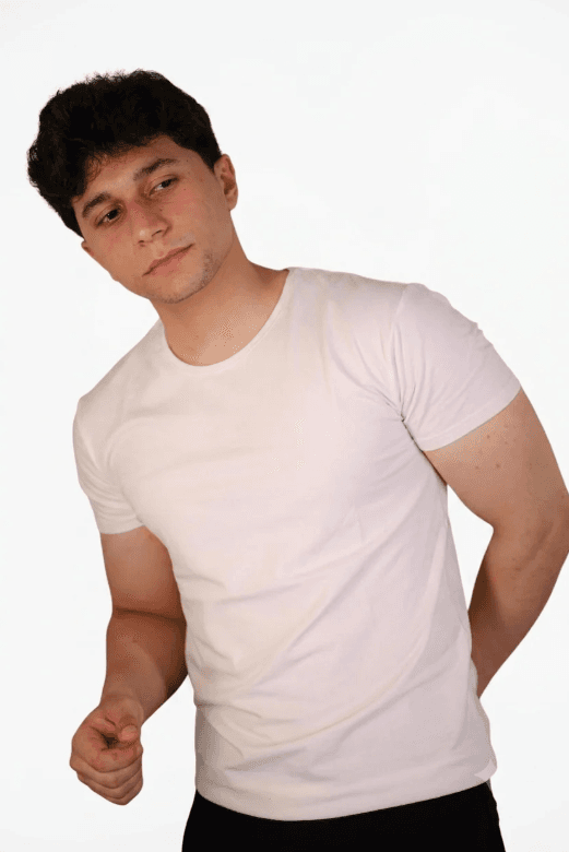 White Basic Tee - Alternate