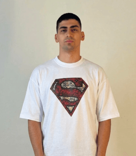 White Oversize Tshirt - Front
